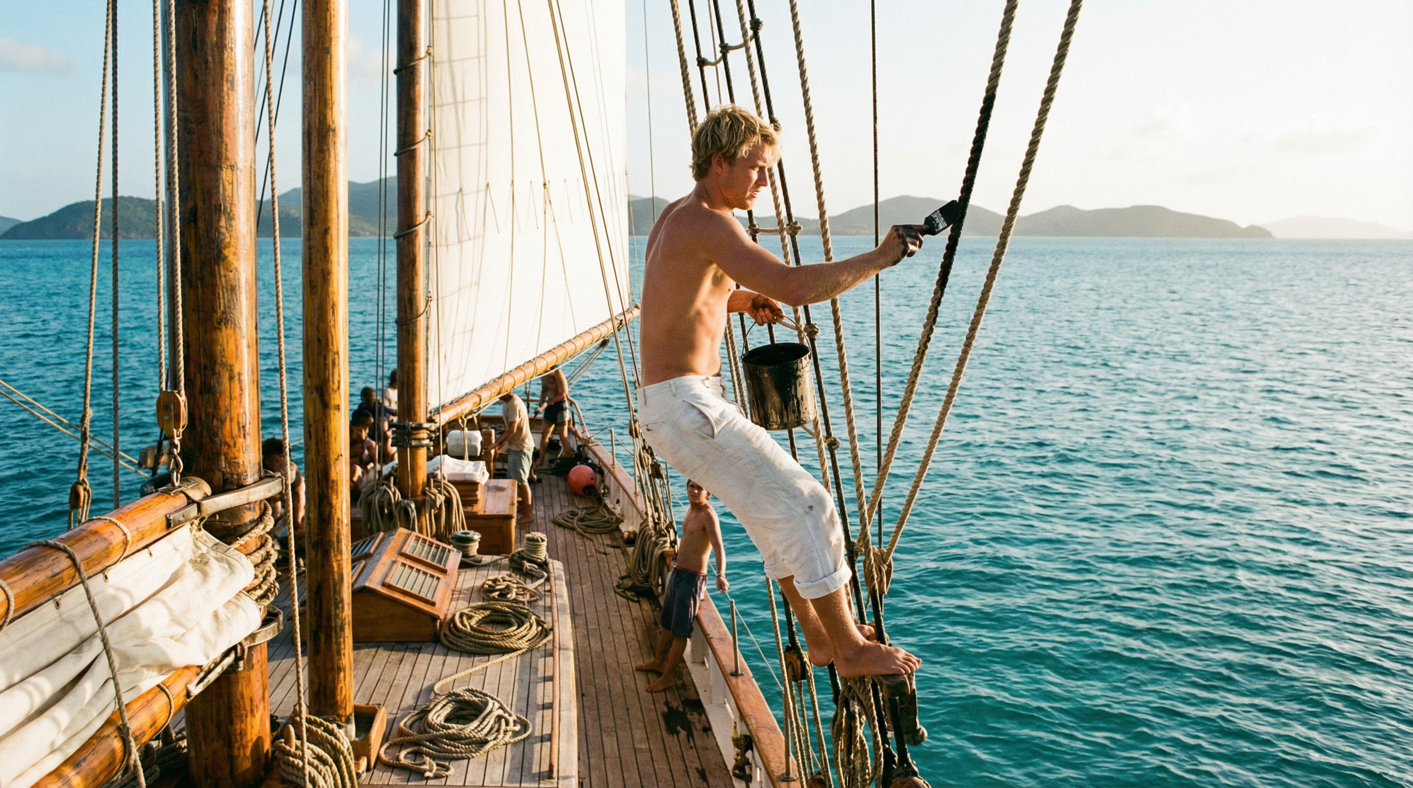 Tarring Rigging