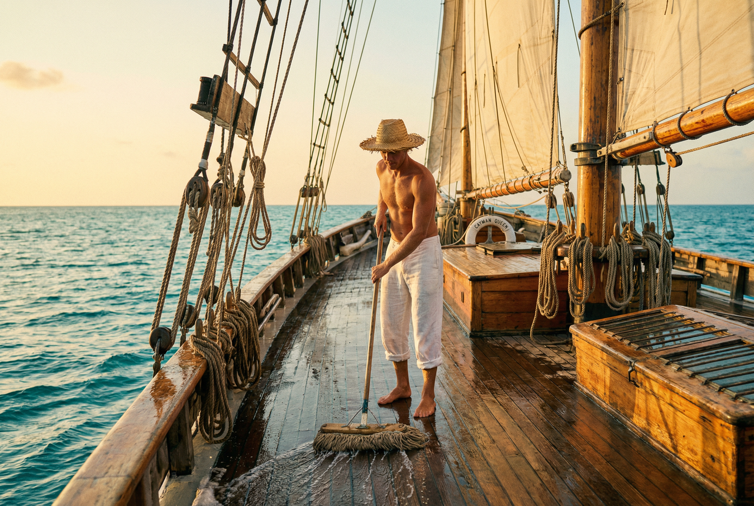 Swabbing Deck