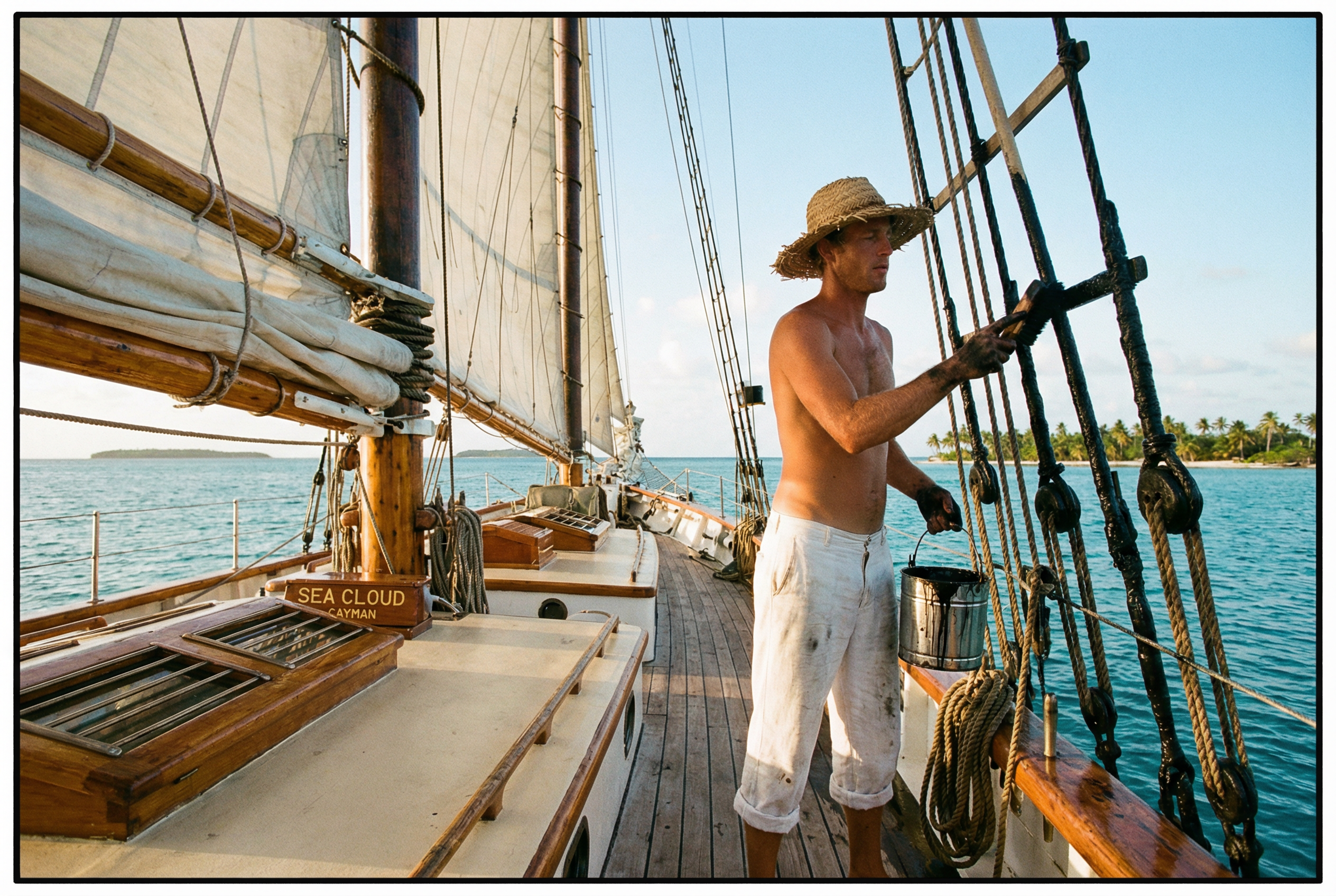 Tarring Rigging