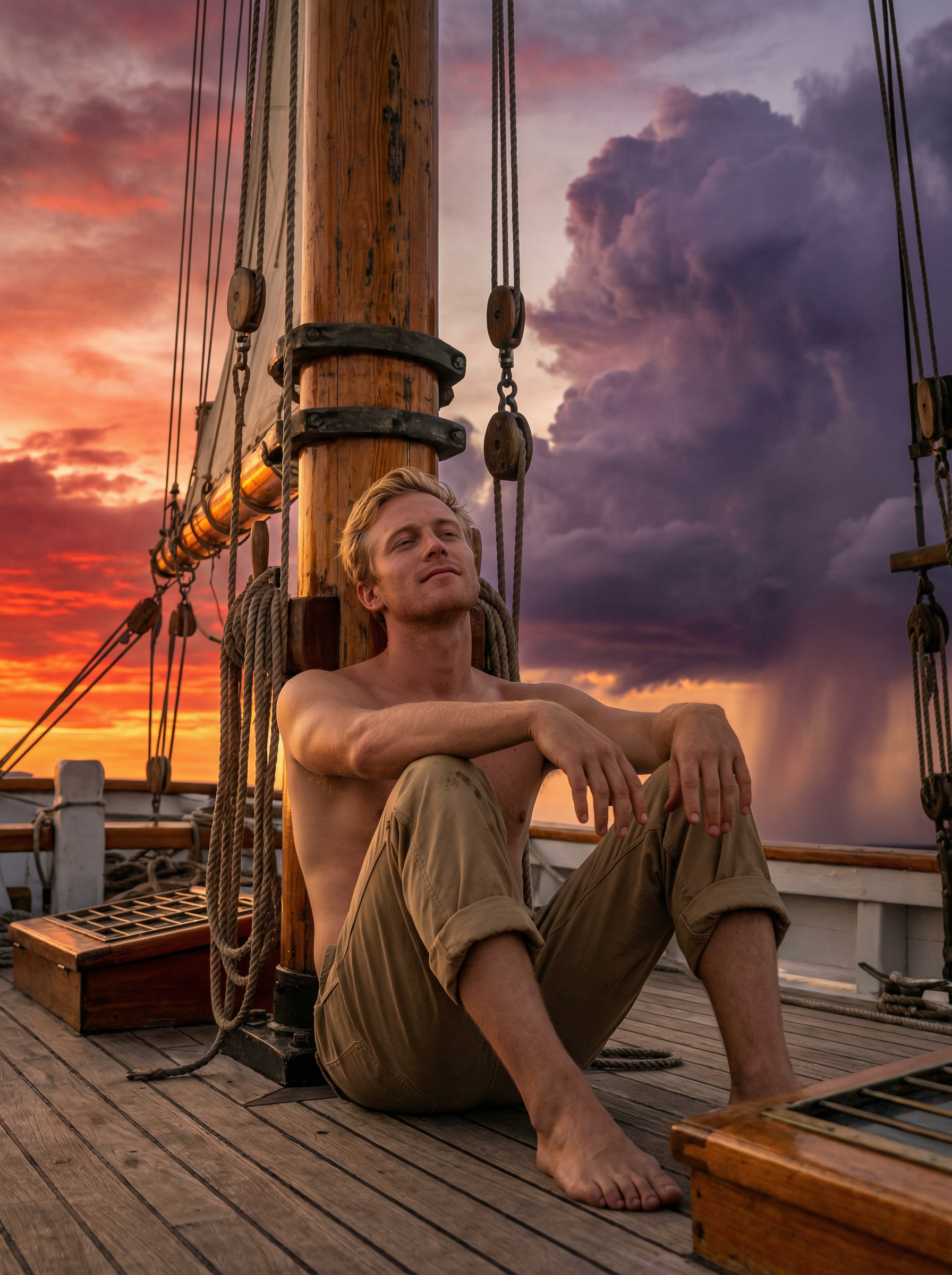 Resting On Deck