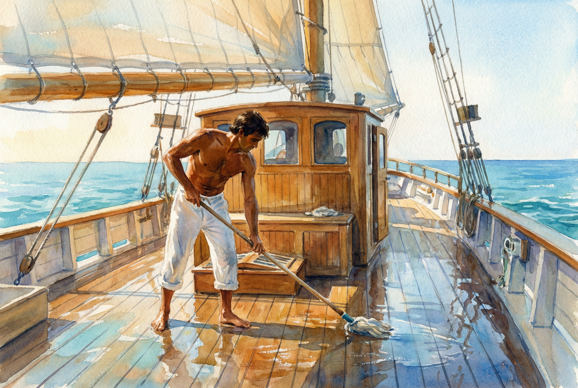 Swabbing Deck