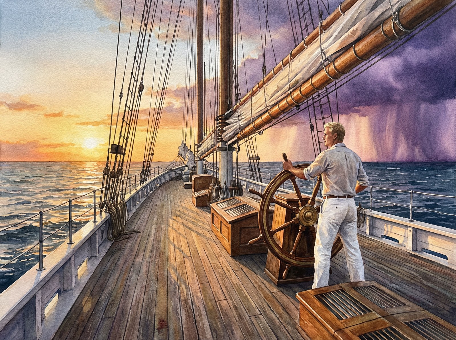 Captain at the Helm