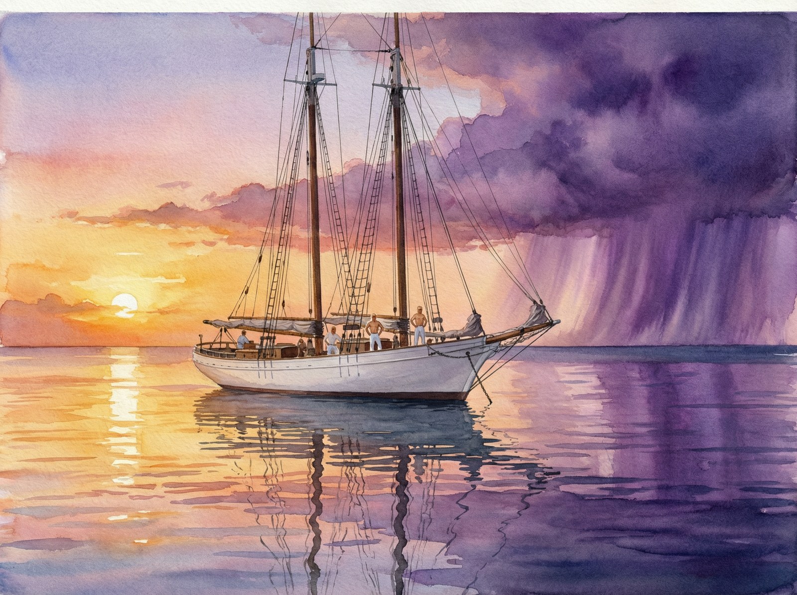At Anchor — Golden Hour